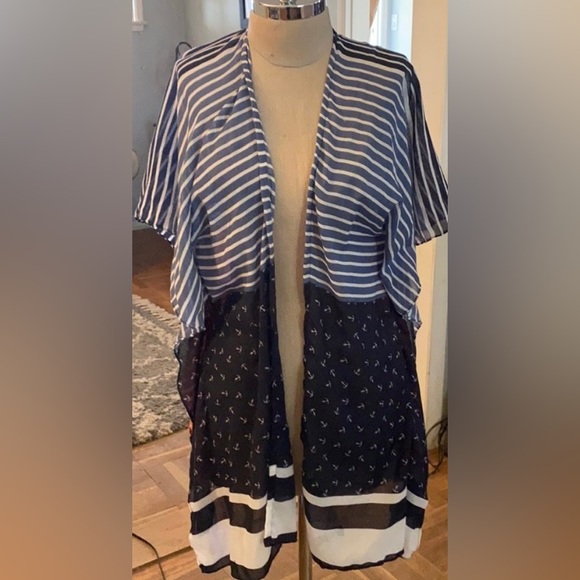 Anthropologie Raj Bohemian sheer beautiful beach cover up - Picture 2 of 11